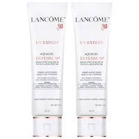 Lancôme - Never Enough UV Expert Aquagel Defense 2x50ml Sunscreen Duo, All-in-One Primer & Moisturizer Broad Spectrum SPF 50