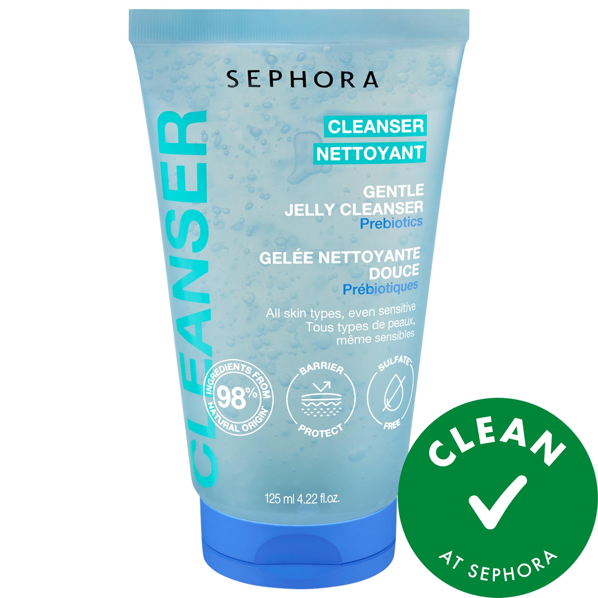 SEPHORA COLLECTION Gentle Jelly Cleanser with with Prebiotics 4.22 fl. oz. / 125 ml