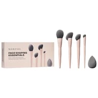 Morphe - Ensemble de pinceaux pour le visage en bambou et infusés de charbon Shaping Essentials