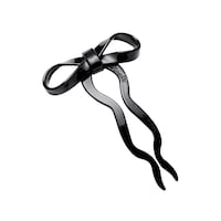 Chunks - Small Black Bow Hair Pin