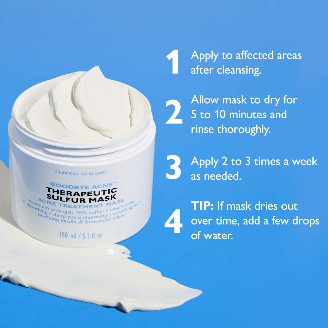 Goodbye Acne™ Therapeutic Sulfur Mask