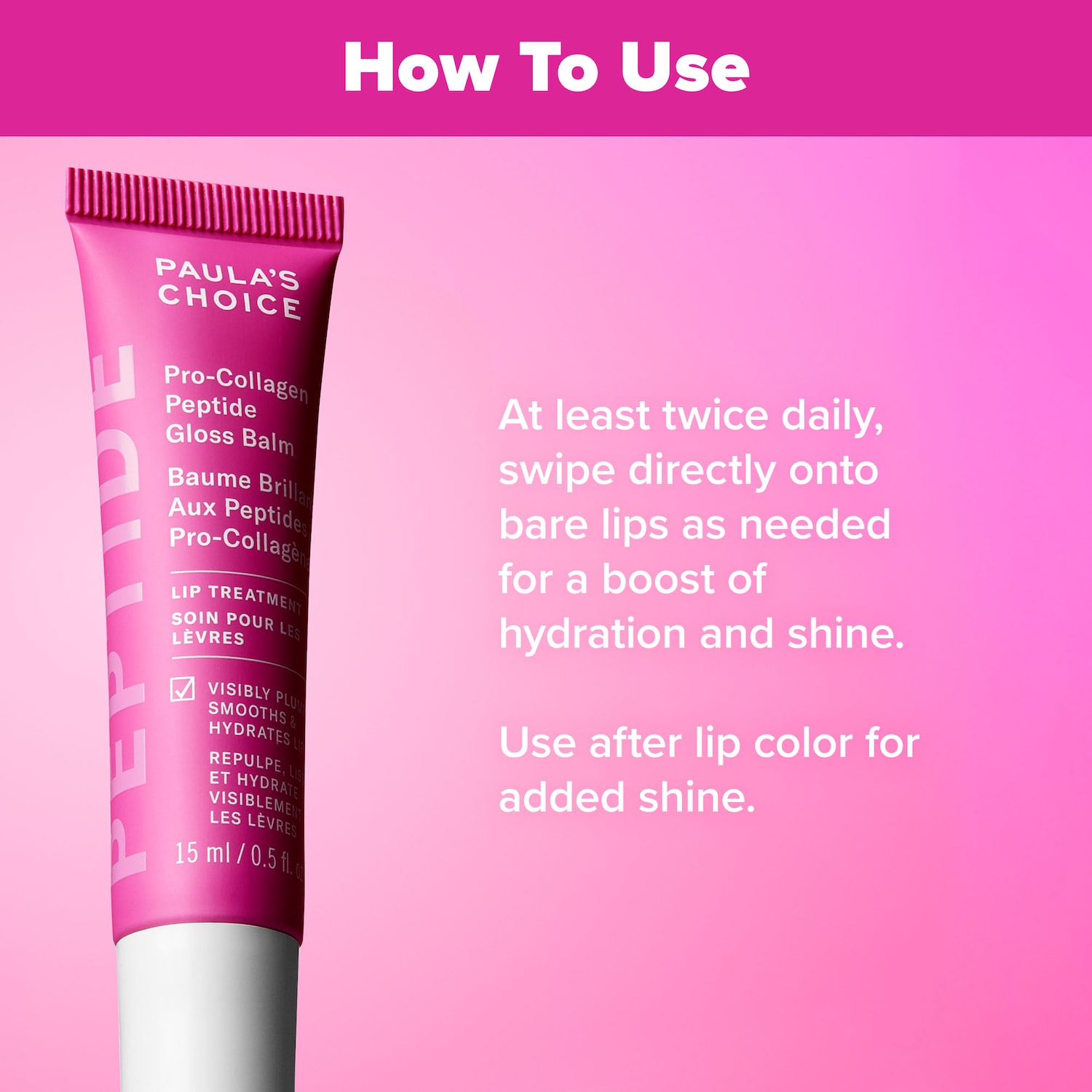 Pro-Collagen Peptide Plumping Gloss Balm Lip Treatment