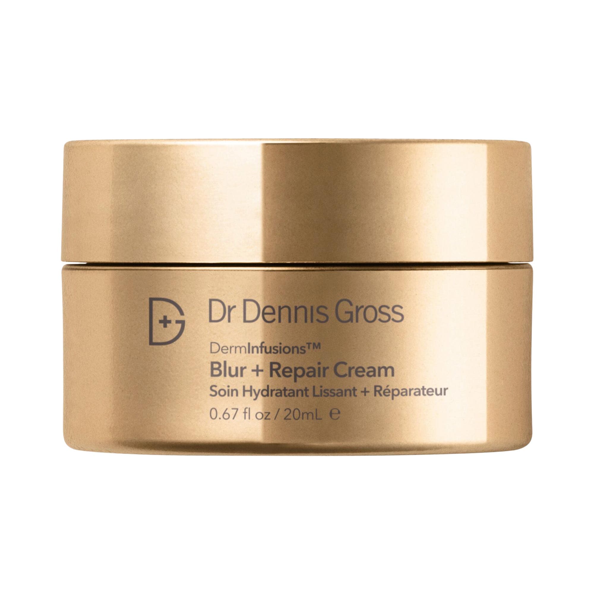 Dr. Dennis Gross Skincare Mini DermInfusions™ Blur + Repair Cream with Hyaluronic Acid and Peptides 0.67 oz / 20 mL