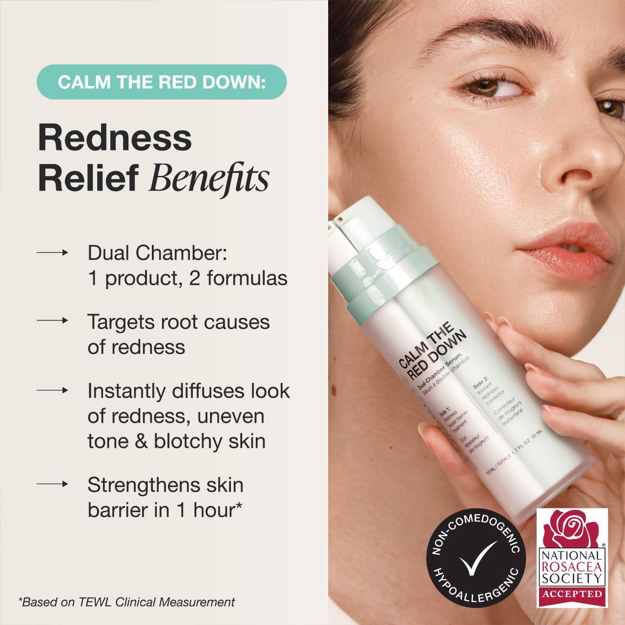 Calm the Red Down Dual Chamber Redness Treatment Serum