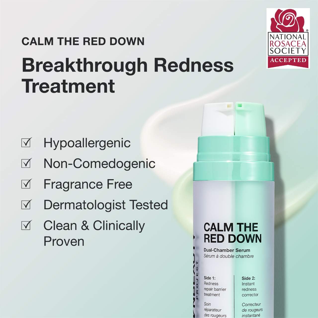 Calm the Red Down Dual Chamber Redness Treatment Serum