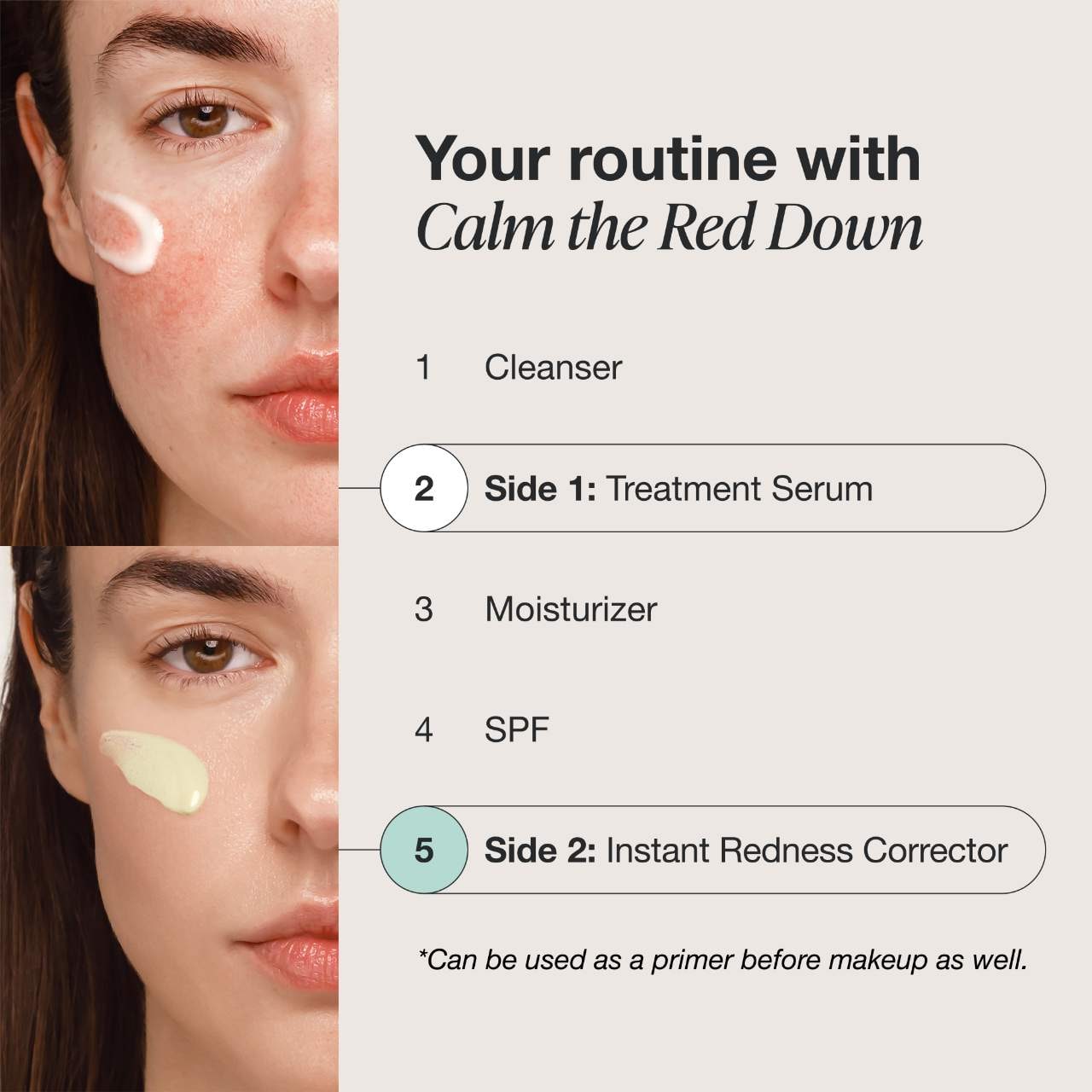 Calm the Red Down Dual Chamber Redness Treatment Serum