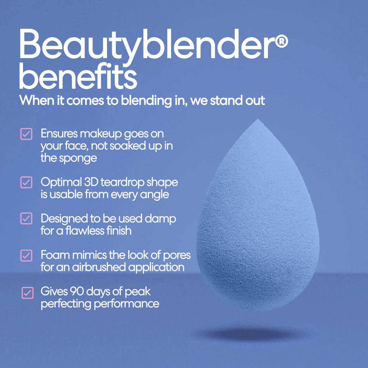 Beautyblender® Denim Makeup Sponge