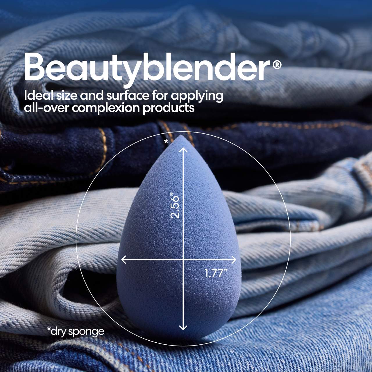 Beautyblender® Denim Makeup Sponge