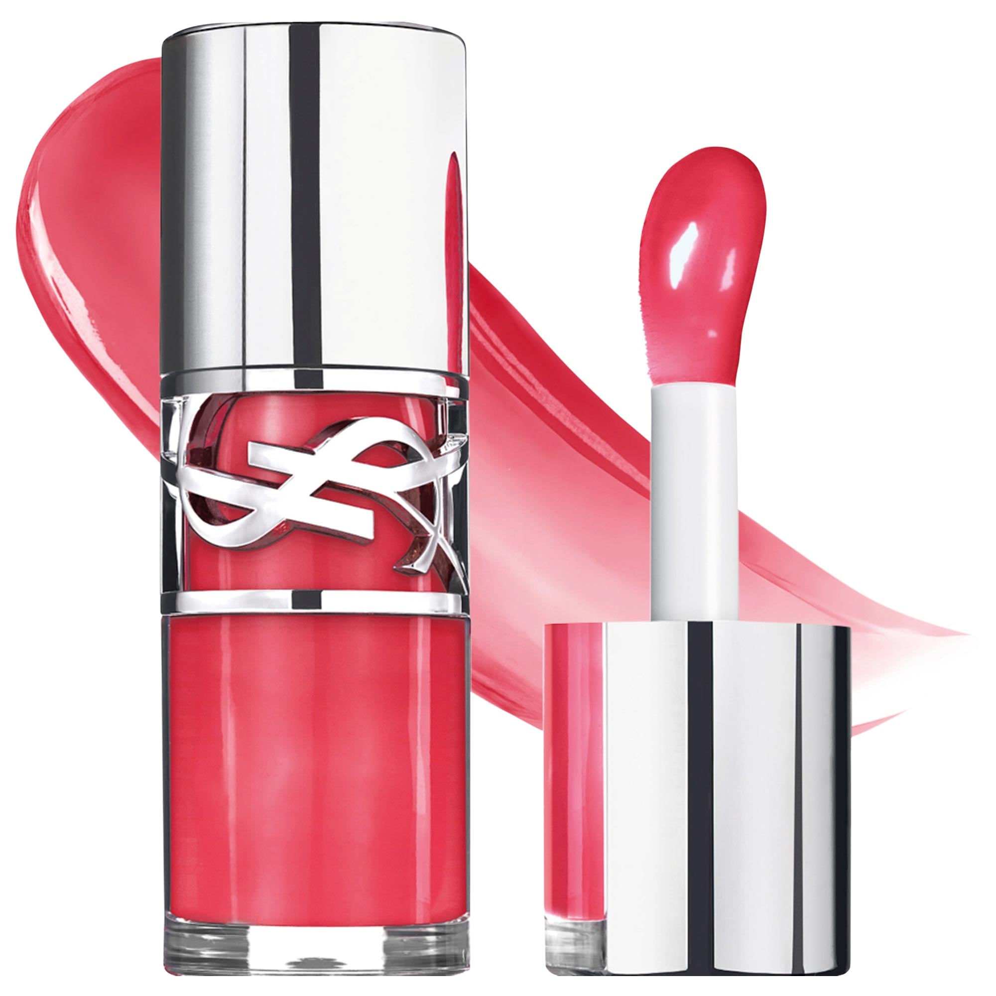 Yves Saint Laurent YSL Loveshine Plumping Lip Oil Gloss with Hyaluronic Acid 09 Cherry Flash 0.20 oz / 6 mL