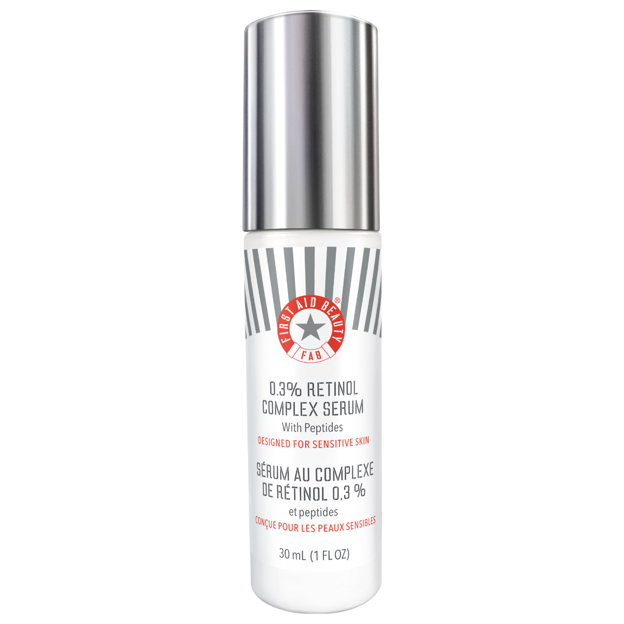 First Aid Beauty 0.3% Retinol Complex Serum with Peptides 1 oz / 30 mL