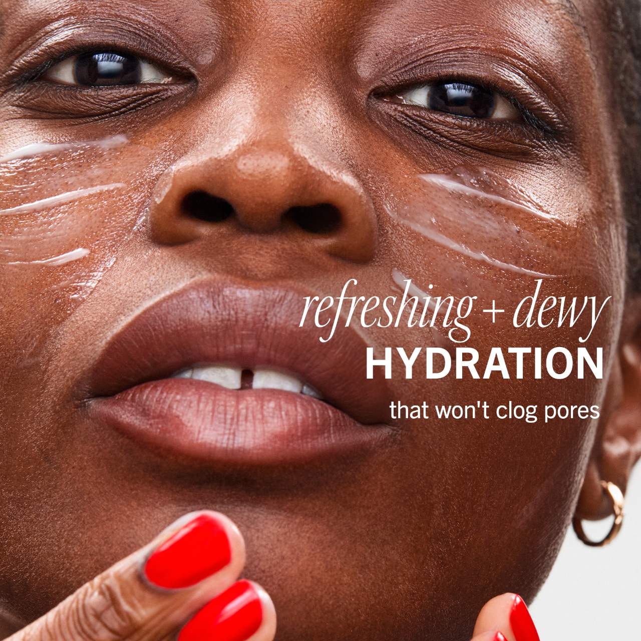 Hydrating Dewy Gel Cream Moisturizer with Hyaluronic Acid + Ceramides