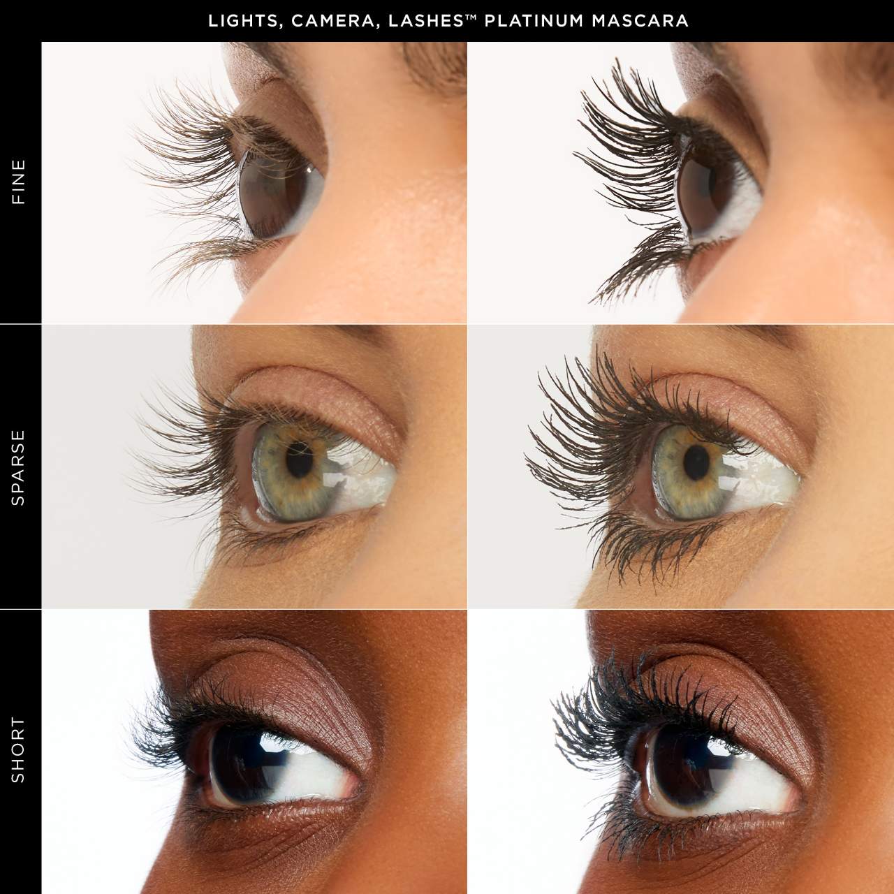 Lights, Camera, Lashes Volumizing Platinum Mascara