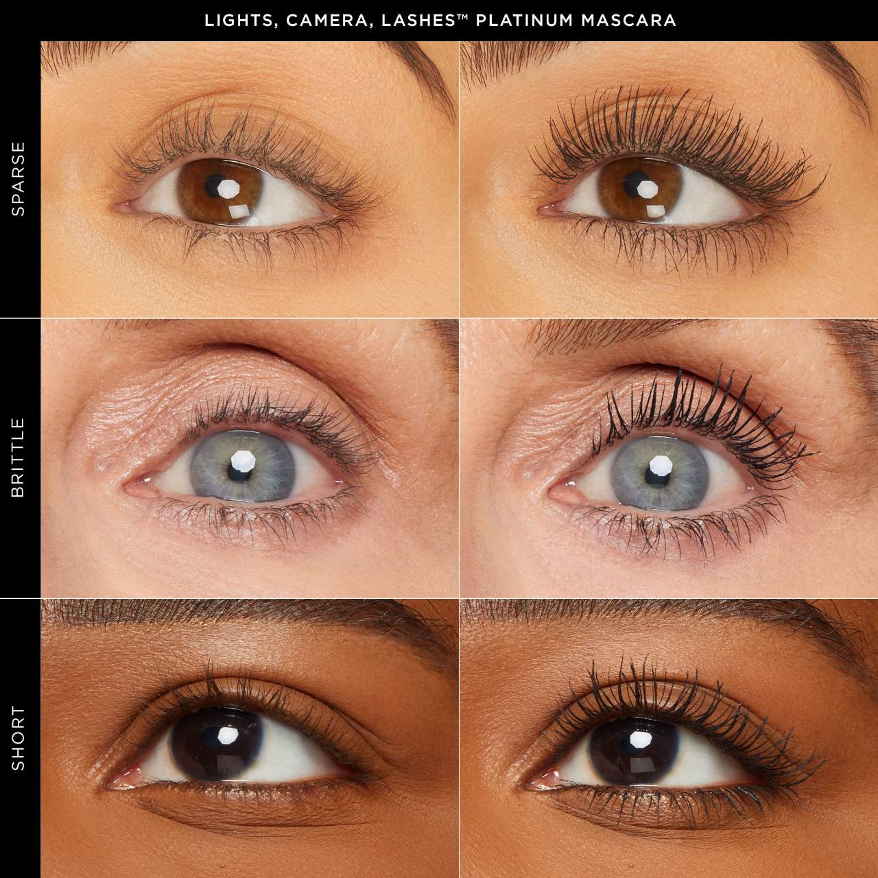 Lights, Camera, Lashes Volumizing Platinum Mascara