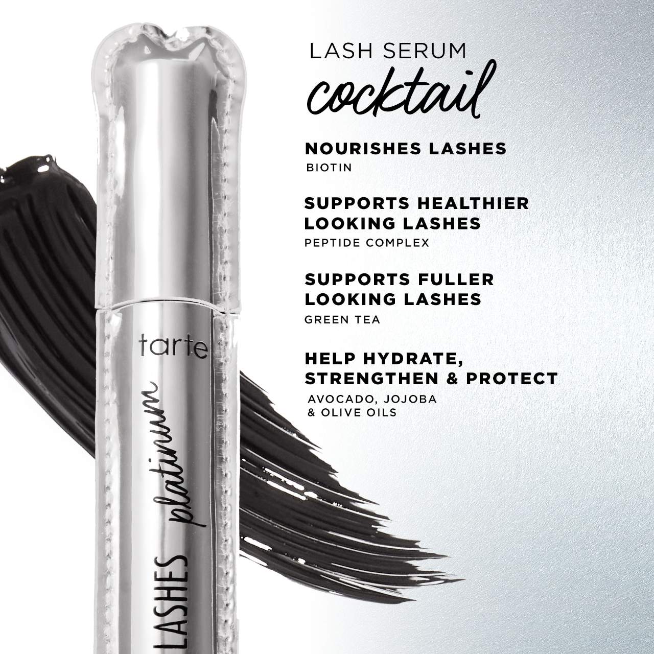 Lights, Camera, Lashes Volumizing Platinum Mascara