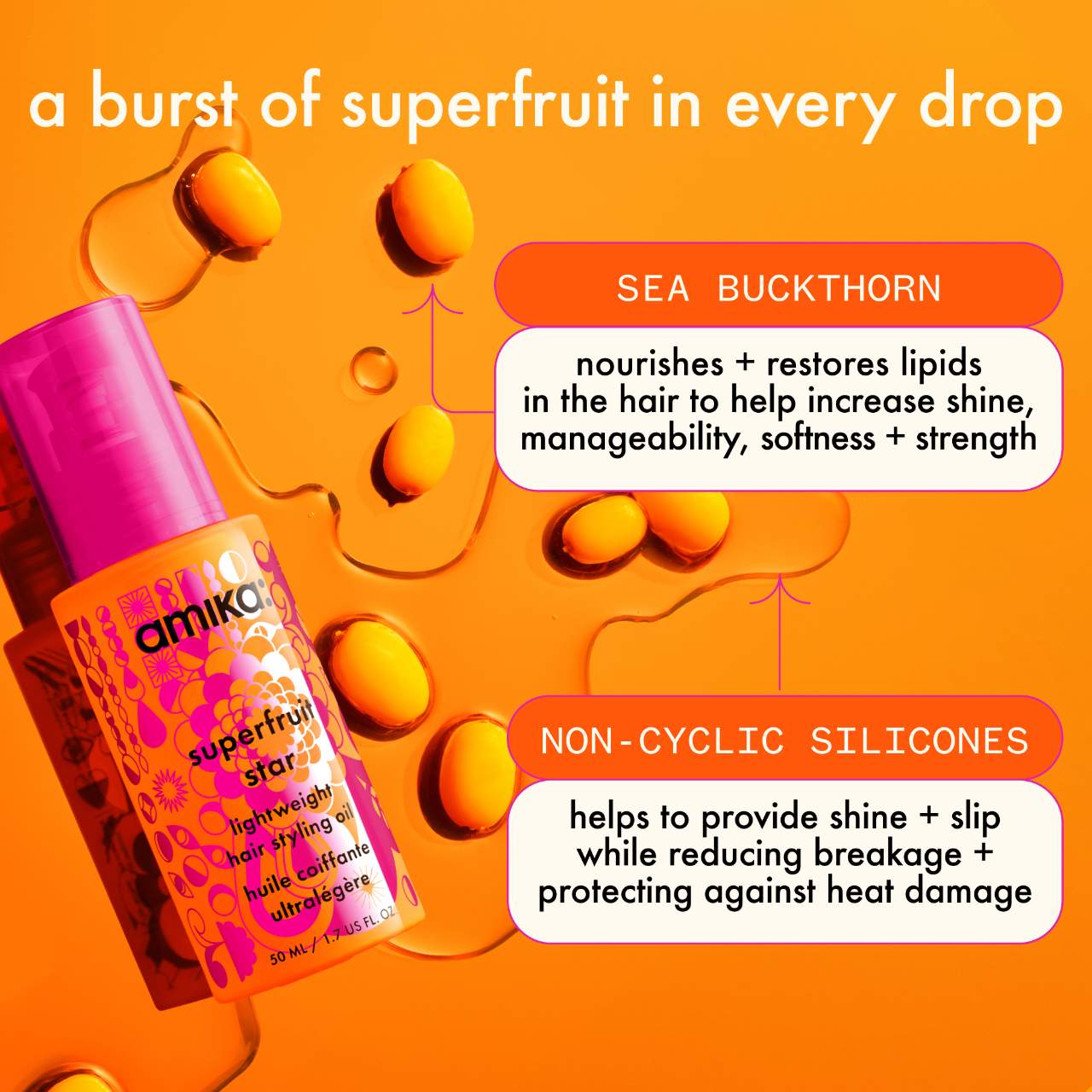 Superfruit Star Lightweight Hair Styling Oil