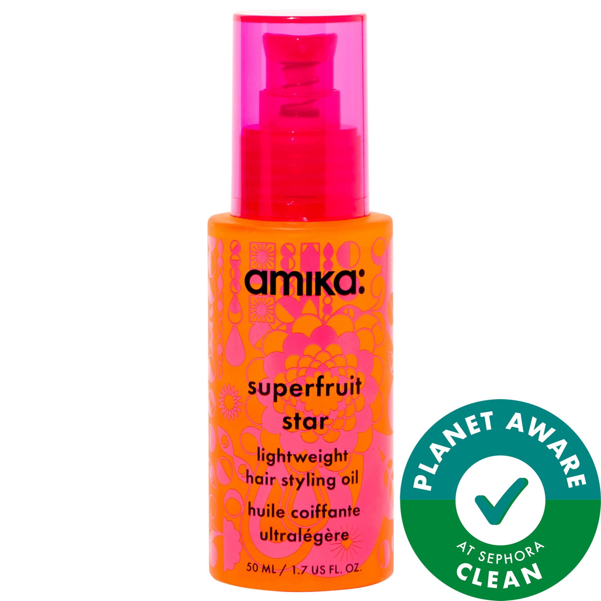 amika Superfruit Star Lightweight Hair Styling Oil 1.7 oz / 50 mL