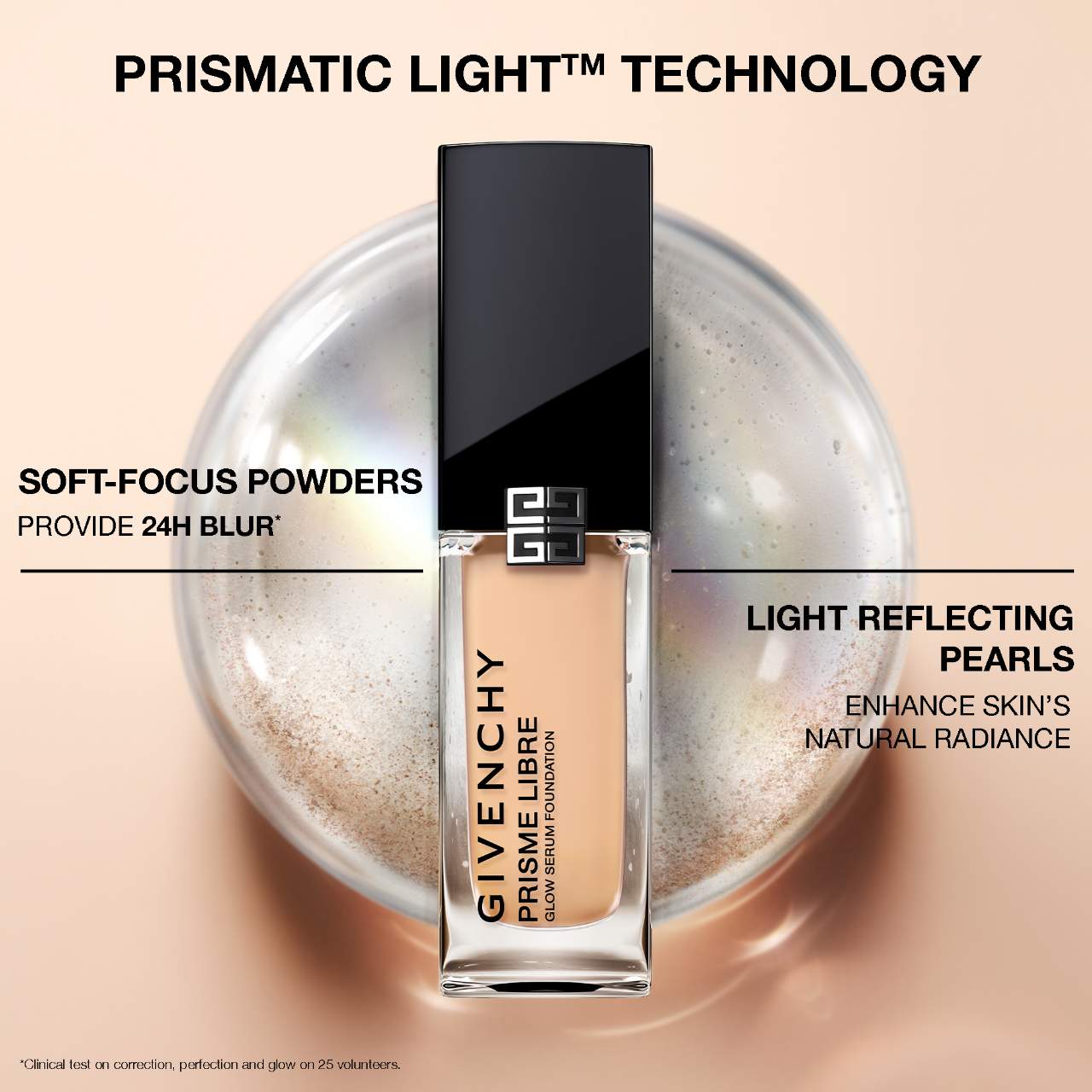 Prisme Libre Glow Serum Blurring Foundation with Natural Finish