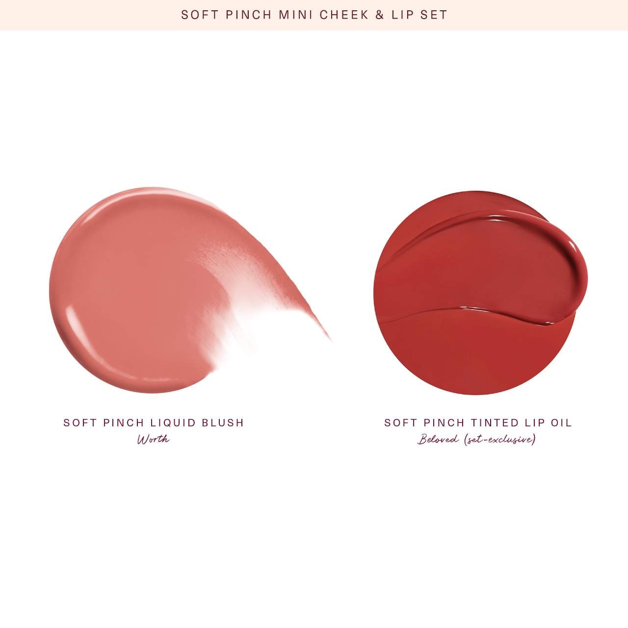 Mini Soft Pinch Liquid Blush and Lip Oil Set