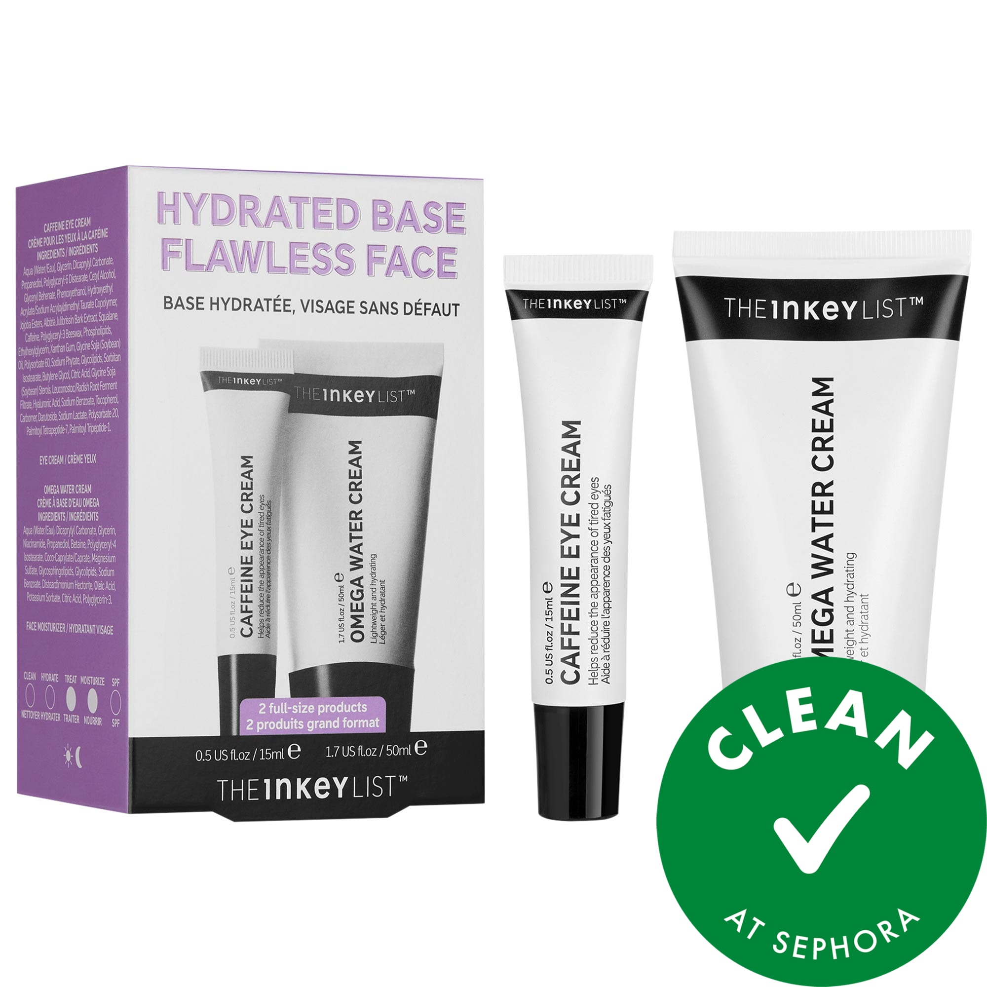 The INKEY List Hydrated Base, Flawless Face Set