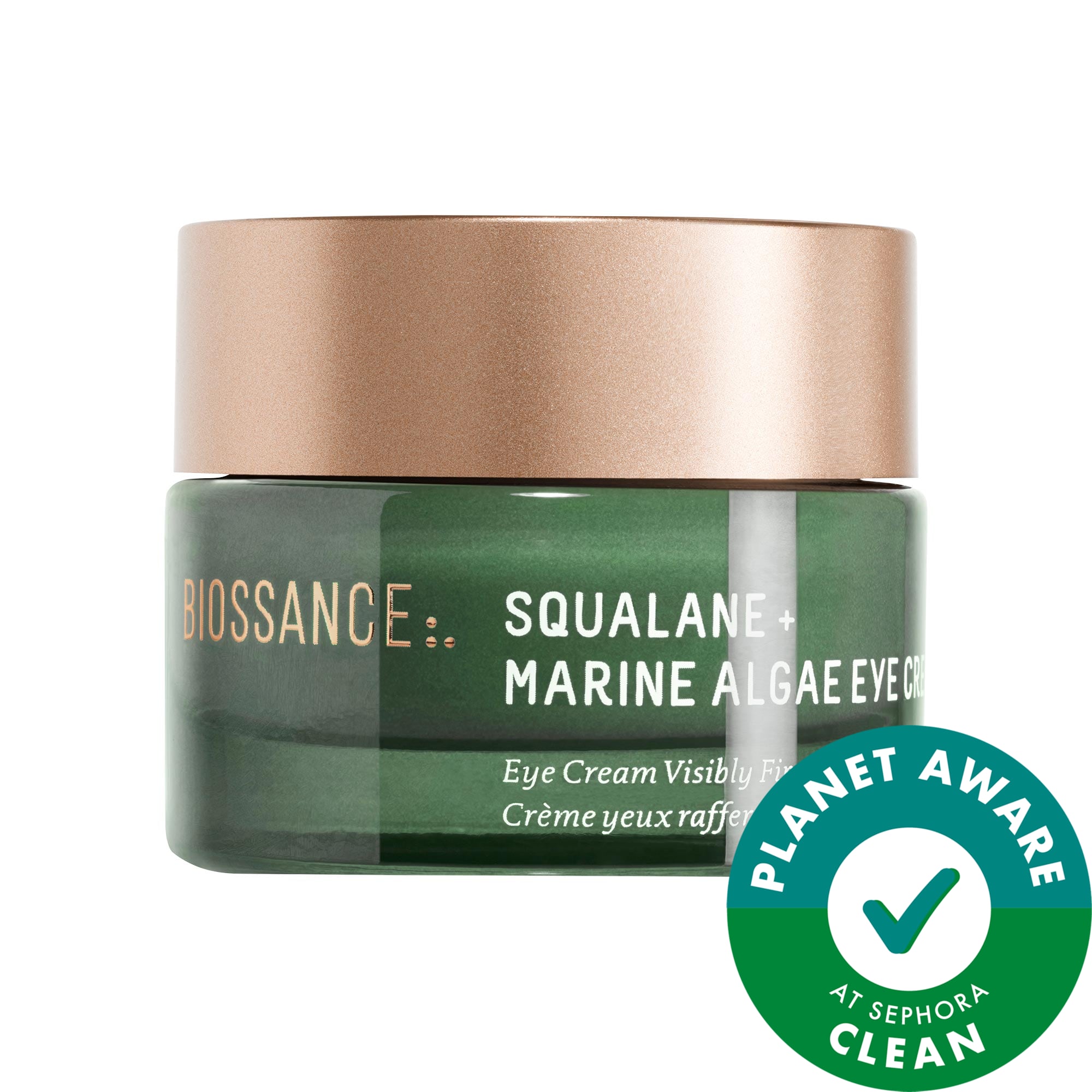 Biossance Mini Squalane + Marine Algae Eye Cream for Fine Lines & Dark Circles 0.17 oz / 5 ml