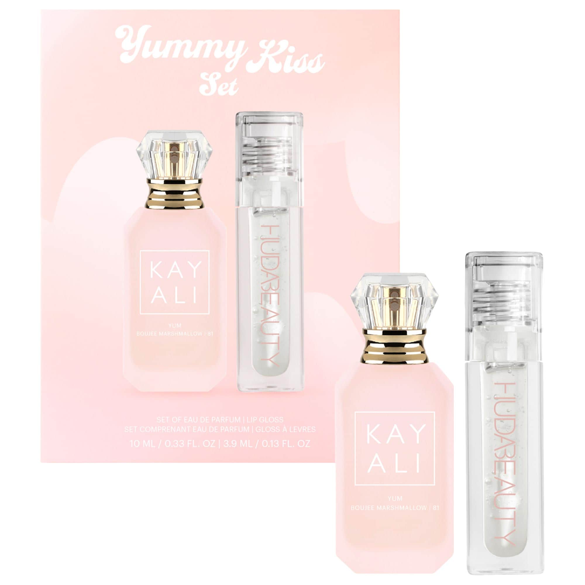 KAYALI YUMMY KISS SET - Yum Marshmallow + Faux Filter Gloss Glassy