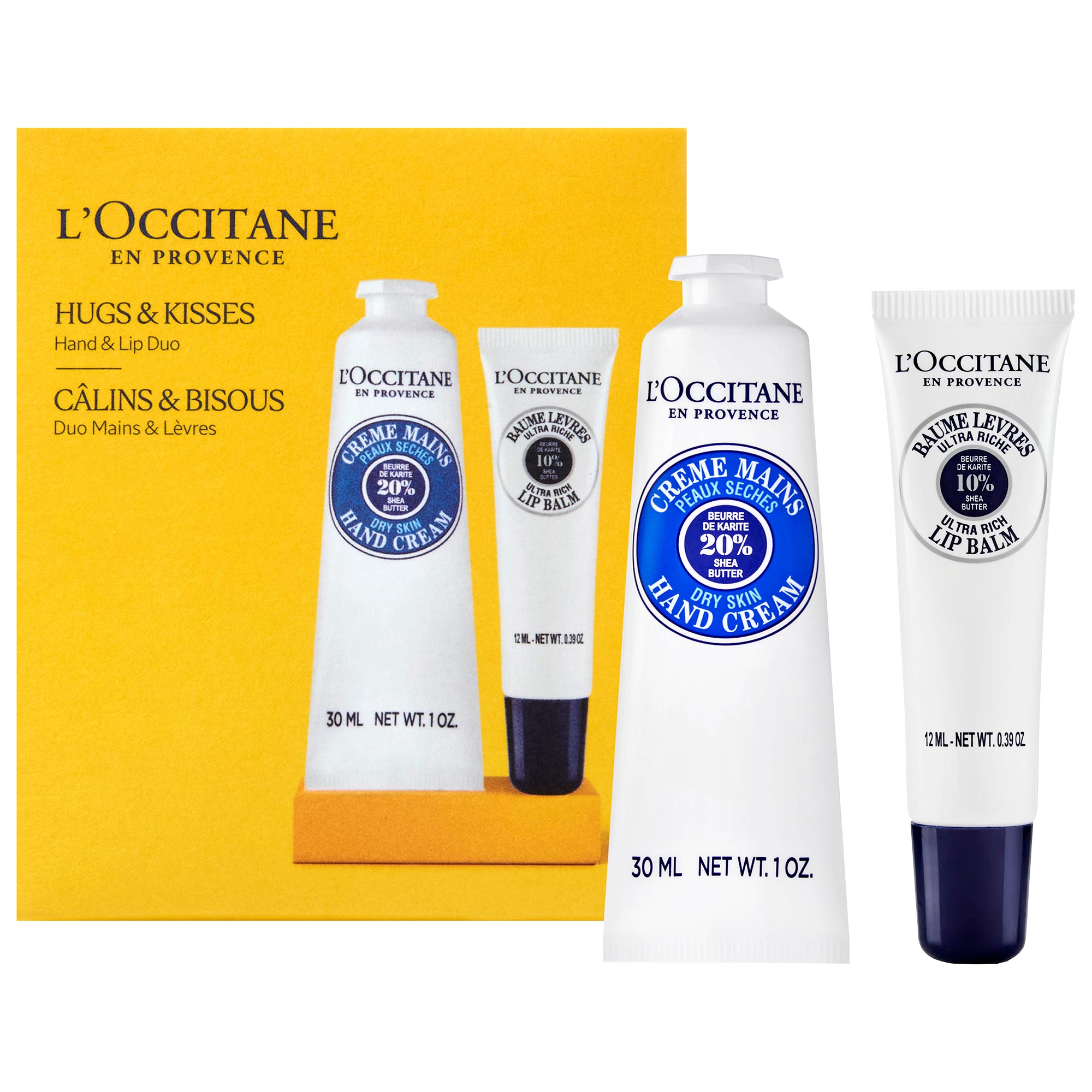 L'Occitane Hugs & Kisses Set for Nourished Hands & Lips