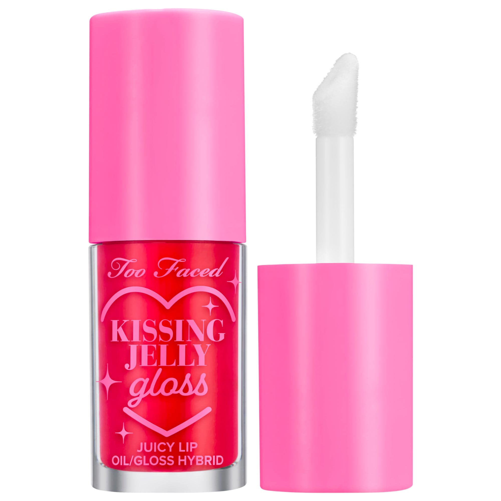 Too Faced Kissing Jelly Non-Sticky Lip Oil Gloss 0.15 oz / 4 ml