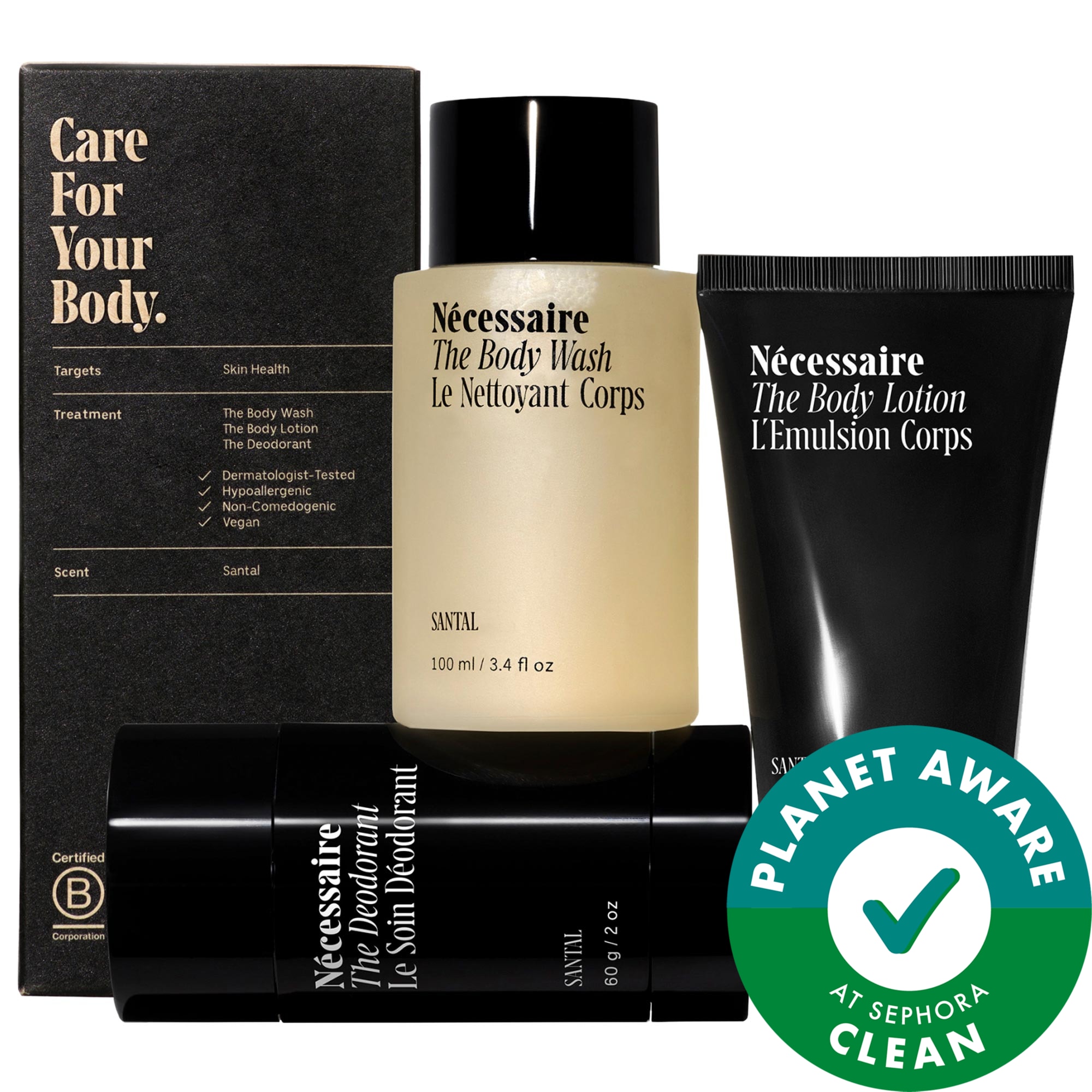 Santal Body Essentials Set - Trial + Travel