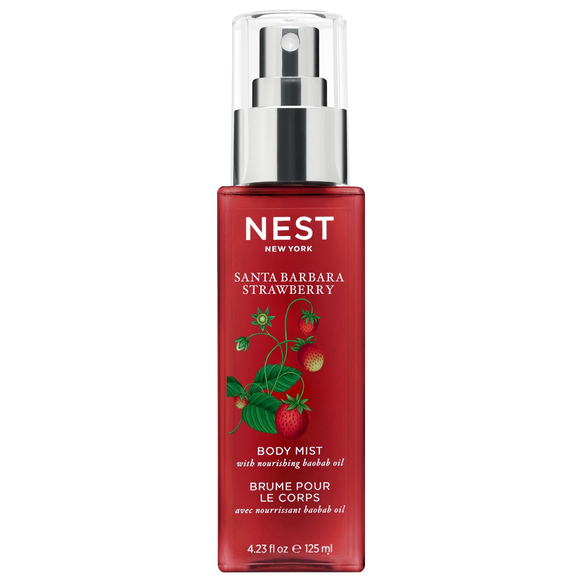 NEST New York Santa Barbara Strawberry Body Mist 4.2 oz / 124 mL spray