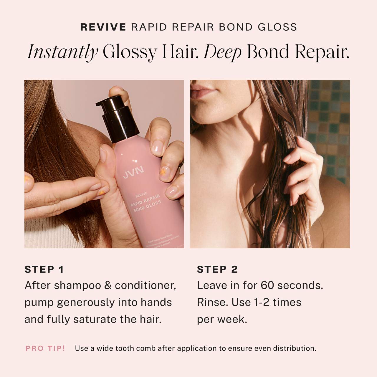 Revive Rapid Repair Bond Gloss Shine & Damaged Hair Treatment Mask