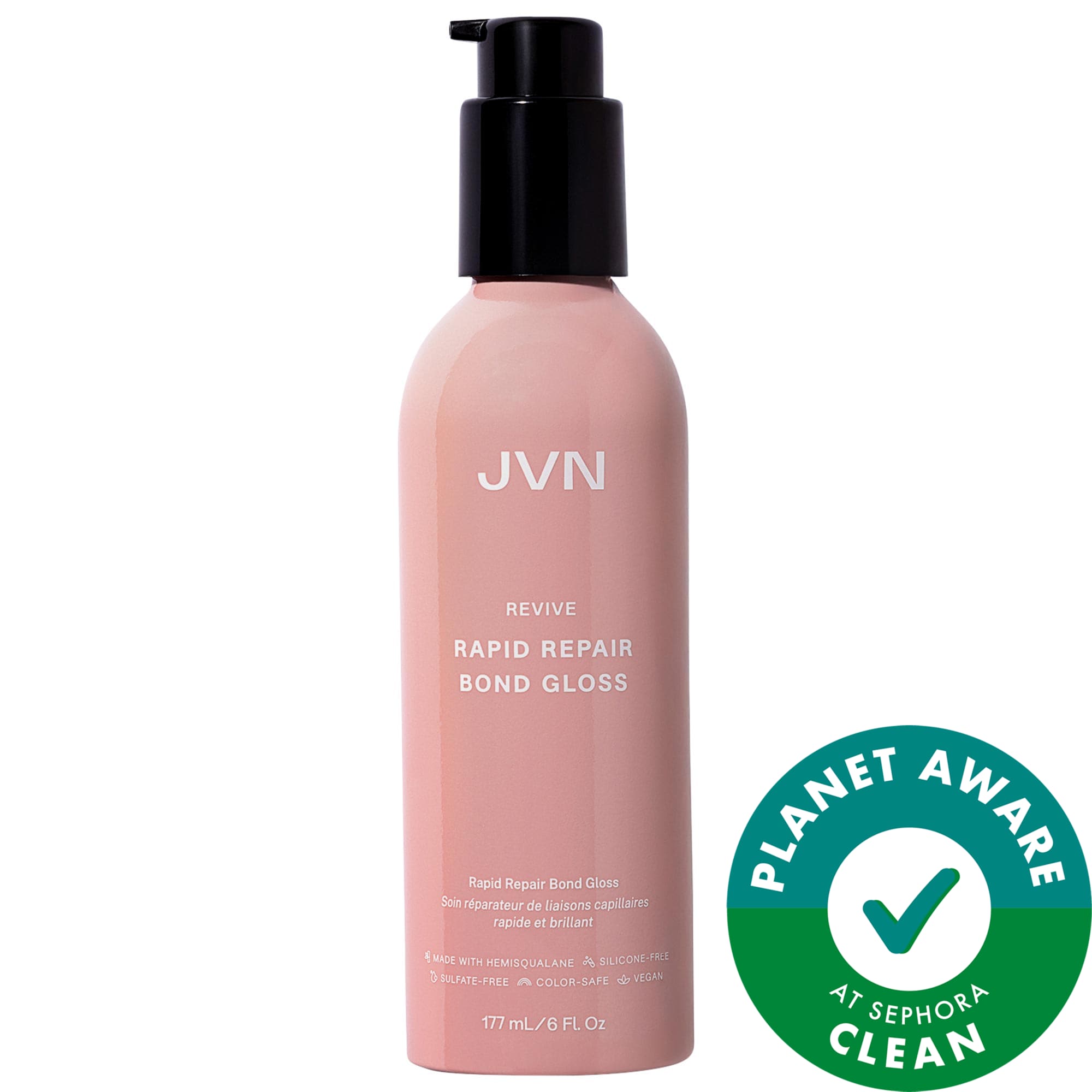 JVN Revive Rapid Repair Bond Gloss Shine & Damaged Hair Treatment Mask 6 oz / 177 mL