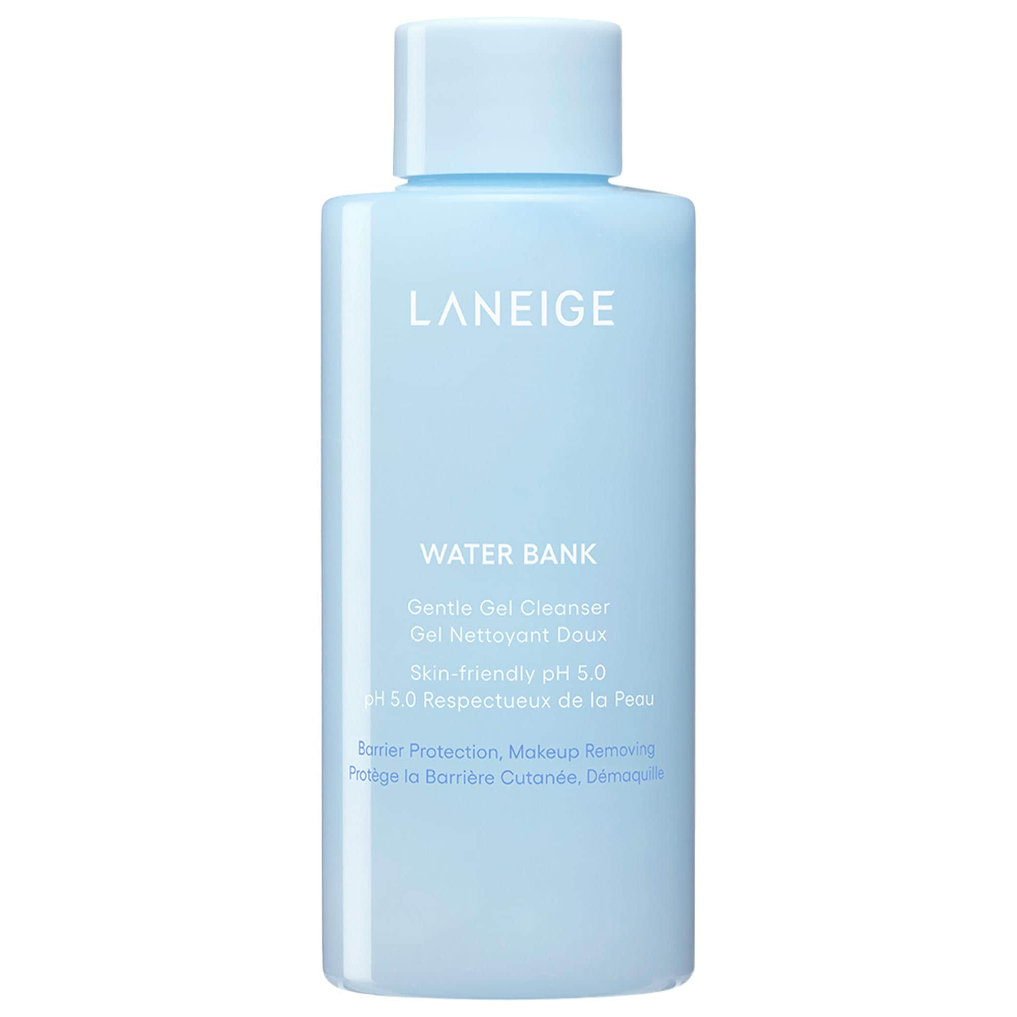 LANEIGE Mini Water Bank Gentle Gel Cleanser with Hyaluronic Acid 2.70 oz / 80 ml