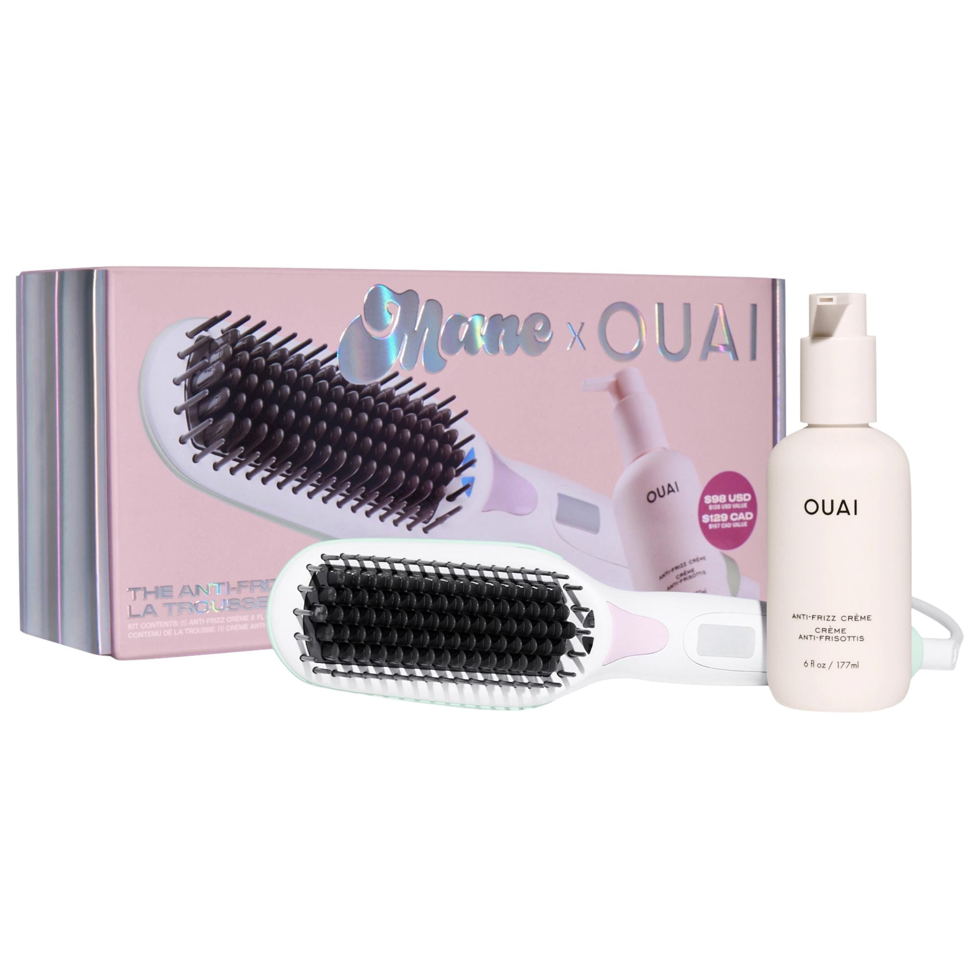 Mane x Ouai The Anti Frizz Kit