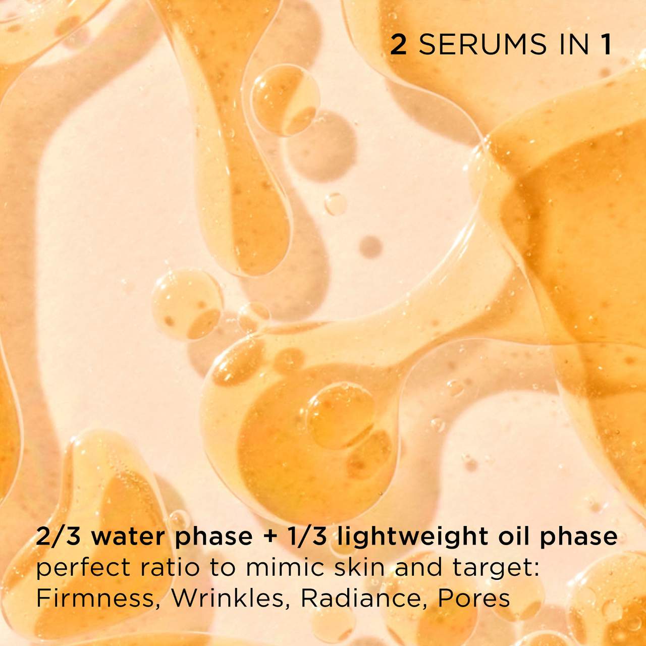 Double Serum Light Texture Anti Aging to Firm, Boost Radiance