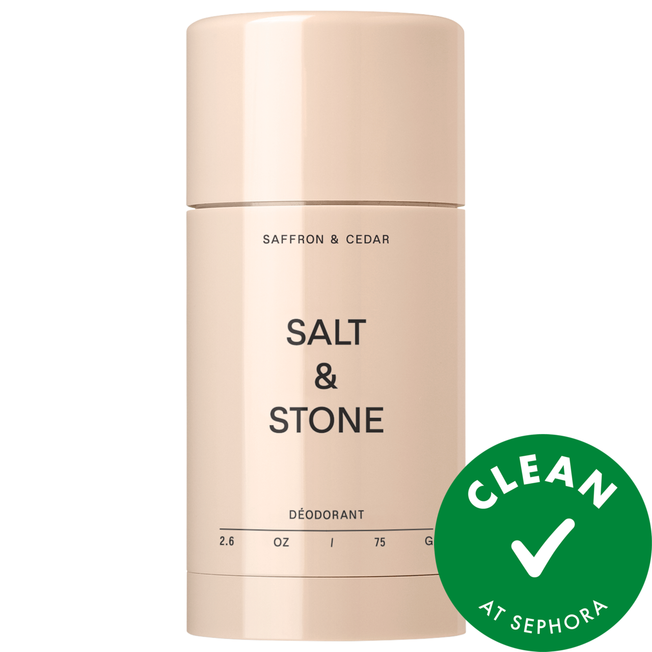 Salt & Stone Saffron & Cedar Extra-Strength Aluminum-Free Deodorant 2.6 oz / 75 ml