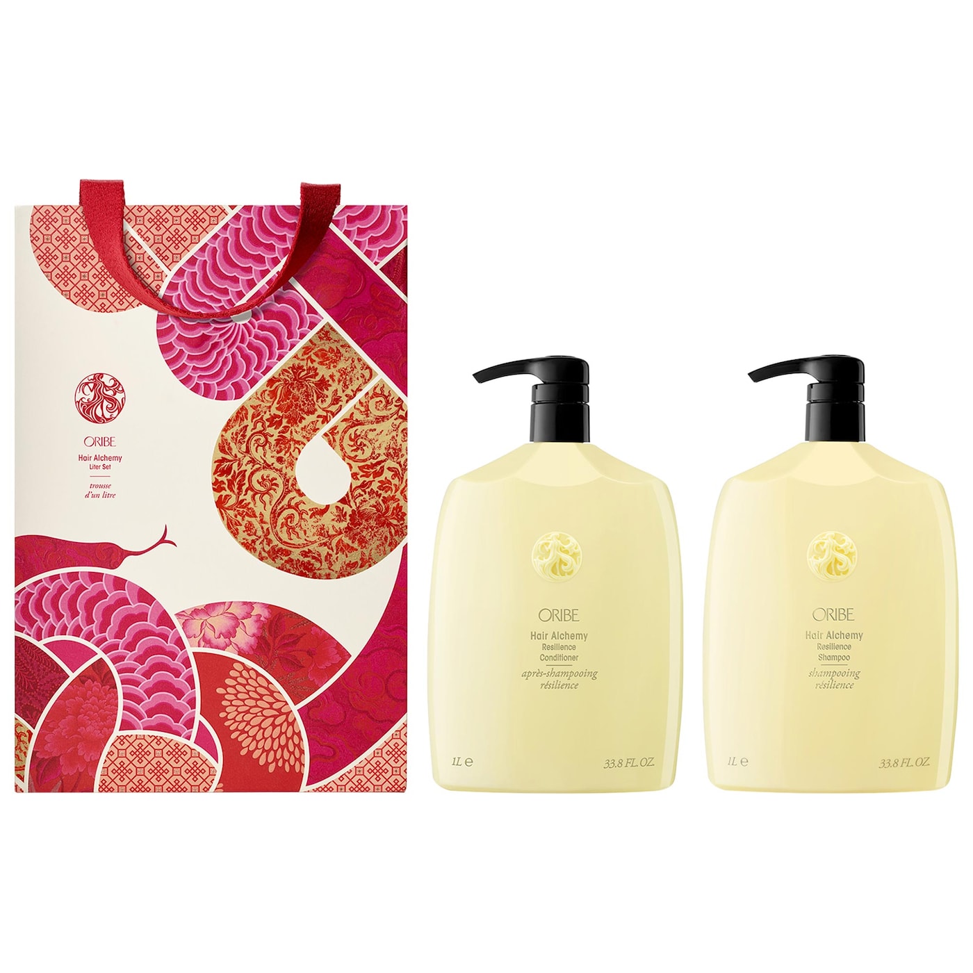 Oribe Lunar New Year Hair Alchemy Shampoo & Conditioner Liter Set