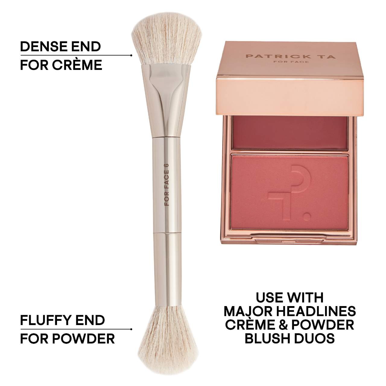 Dual Ended Precision Blush Brush