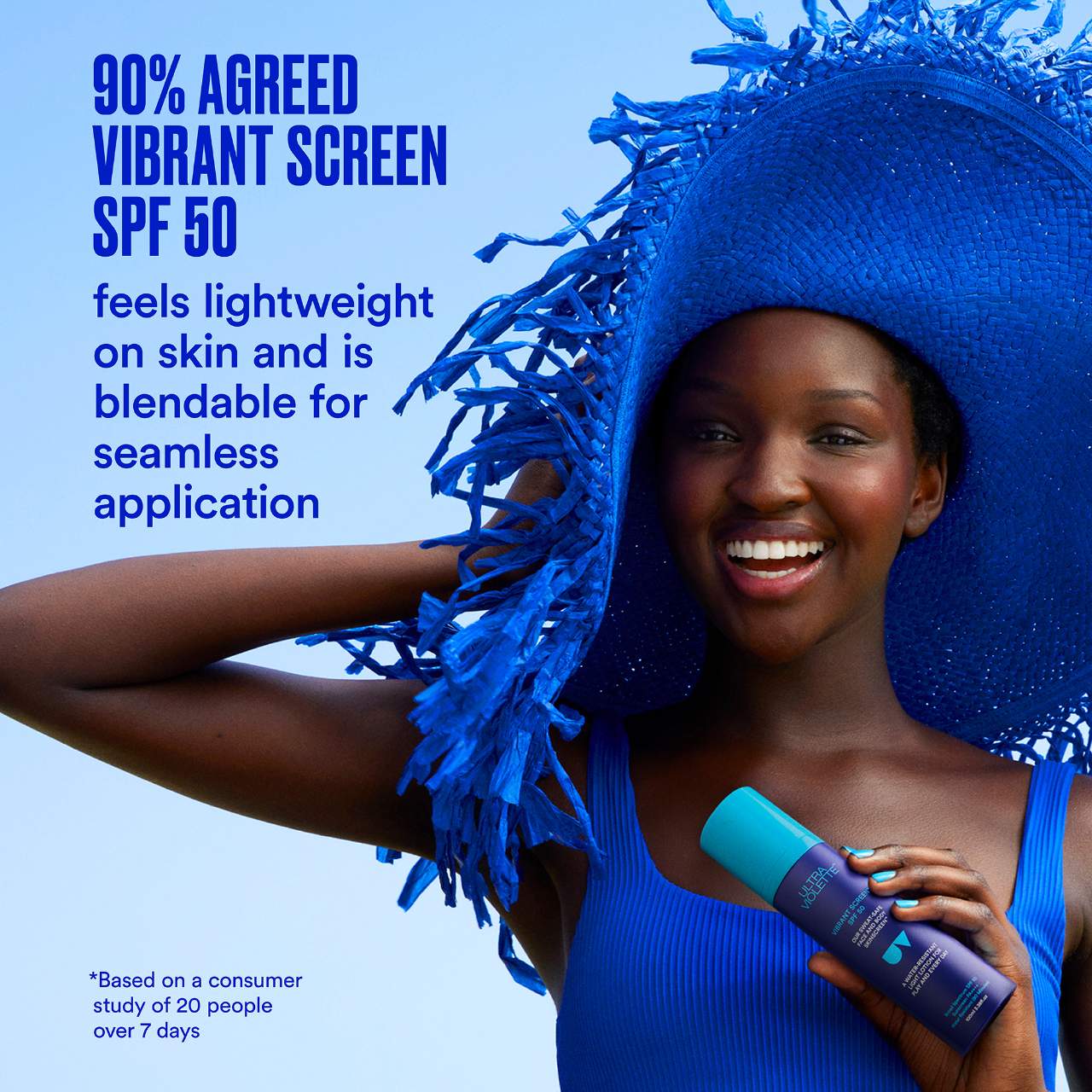 Vibrant Screen SPF 50 Water Resistant Face and Body Sunscreen