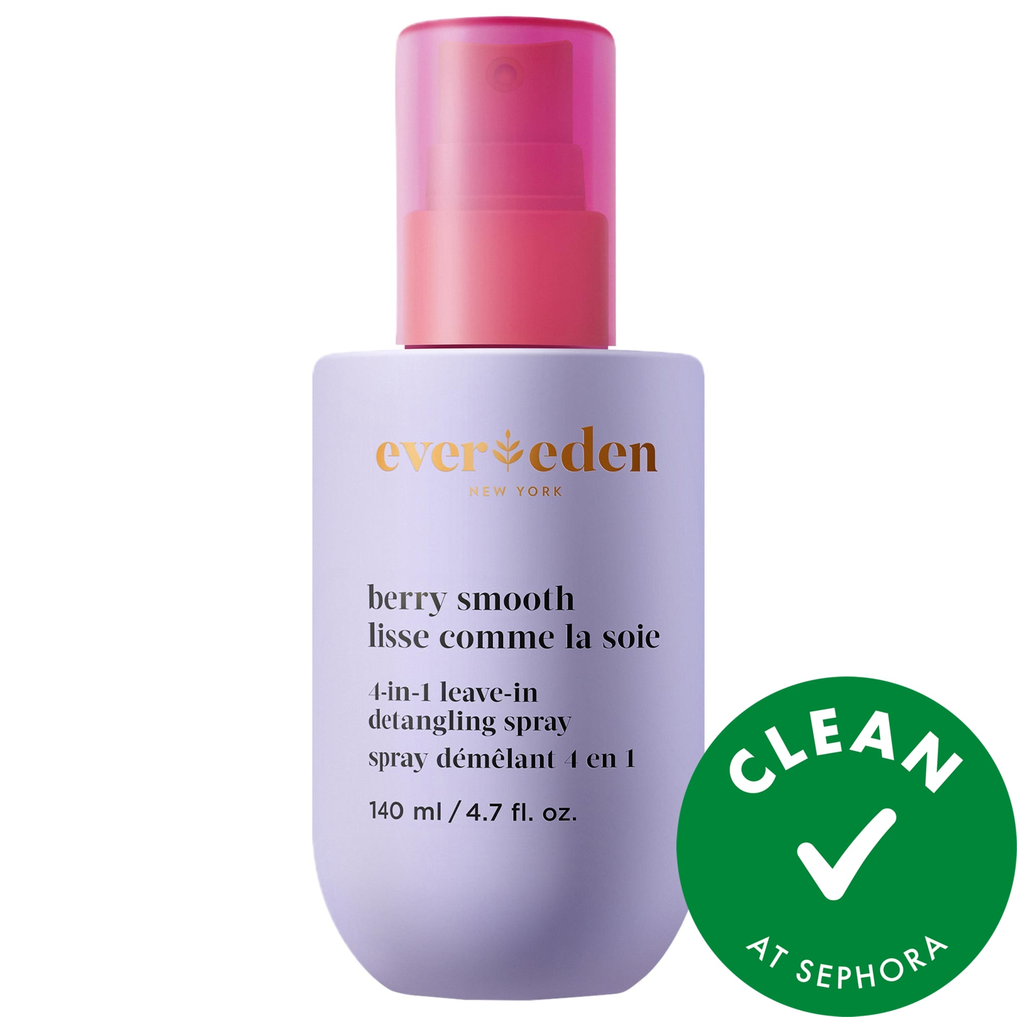 Evereden Kids Berry Smooth 4-in-1 Leave-In Detangling Spray 4.7 oz / 140 mL