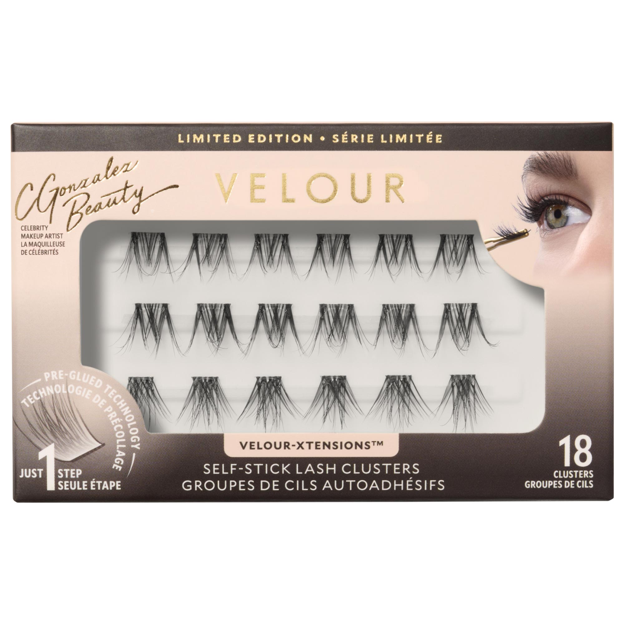 Velour Lashes Velour x C Gonzalez Beauty Self-Stick Lash Clusters