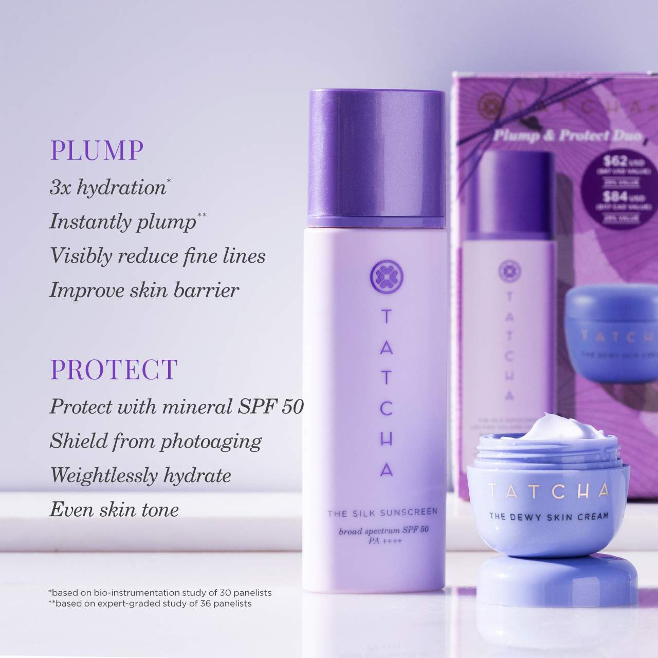 Plump + Protect SPF 50 Hydration + Sunscreen Duo